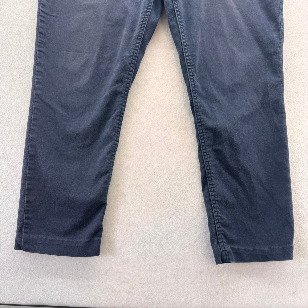 DKNY Slim Straight Chino Pants Mens Blue Casual Comfort Stretch W34 L30‎ - Picture 4 of 16